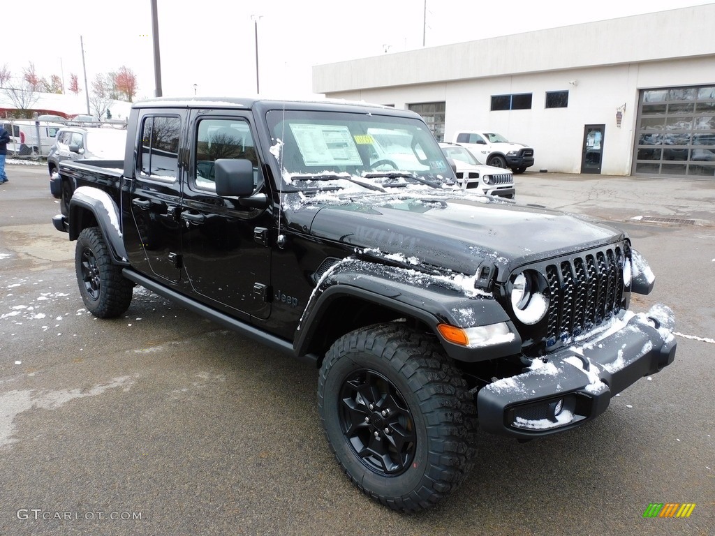 2021 Gladiator Willys 4x4 - Black / Black photo #3