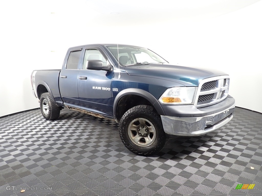 2011 Ram 1500 ST Quad Cab 4x4 - Hunter Green Pearl / Dark Slate Gray/Medium Graystone photo #2