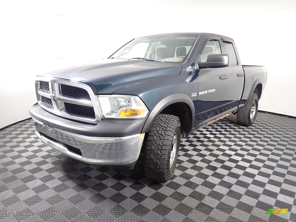 2011 Ram 1500 ST Quad Cab 4x4 - Hunter Green Pearl / Dark Slate Gray/Medium Graystone photo #7