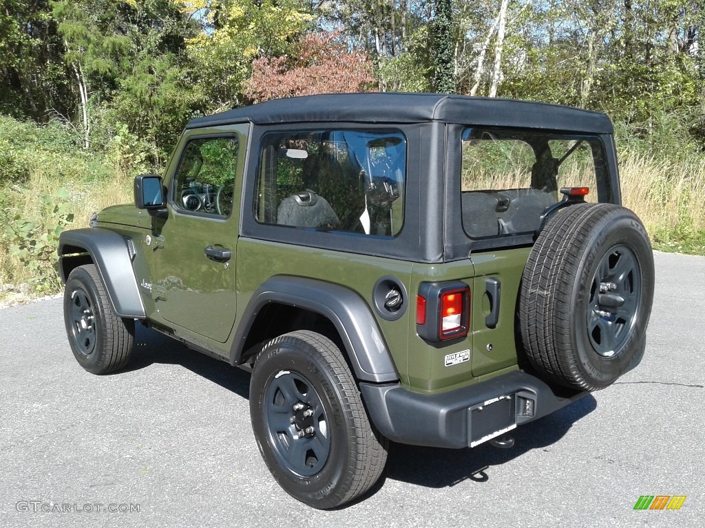 Sarge Green 2021 Jeep Wrangler Sport 4x4 Exterior Photo #140082539