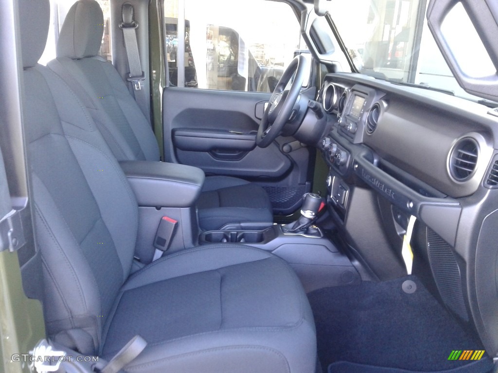 Black Interior 2021 Jeep Wrangler Sport 4x4 Photo #140082704