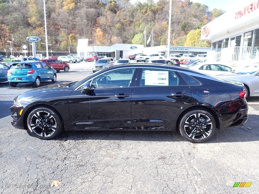 Ebony Black 2021 Kia K5 GT-Line Exterior Photo #140082812