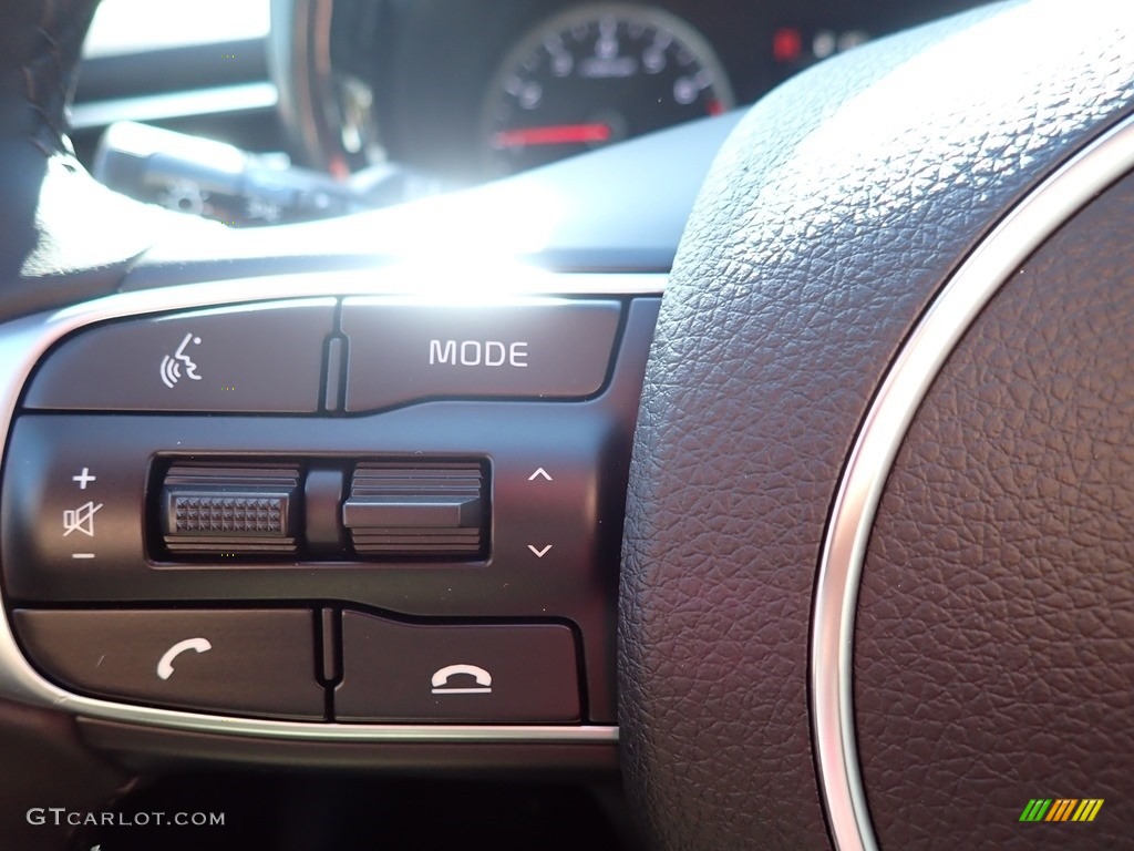 2021 Kia K5 GT-Line Black Steering Wheel Photo #140083079