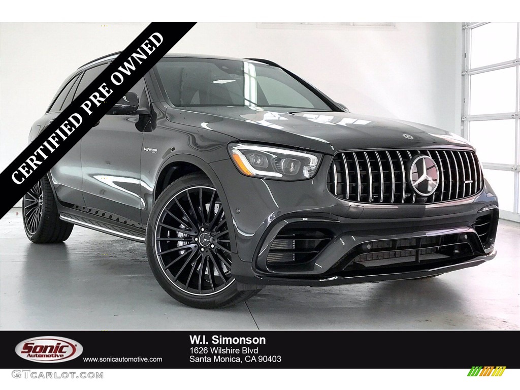 2020 GLC AMG 63 4Matic - Graphite Grey Metallic / Black photo #1