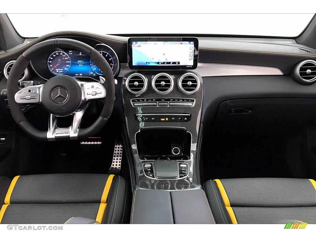 2020 Mercedes-Benz GLC AMG 63 4Matic Black Dashboard Photo #140083391