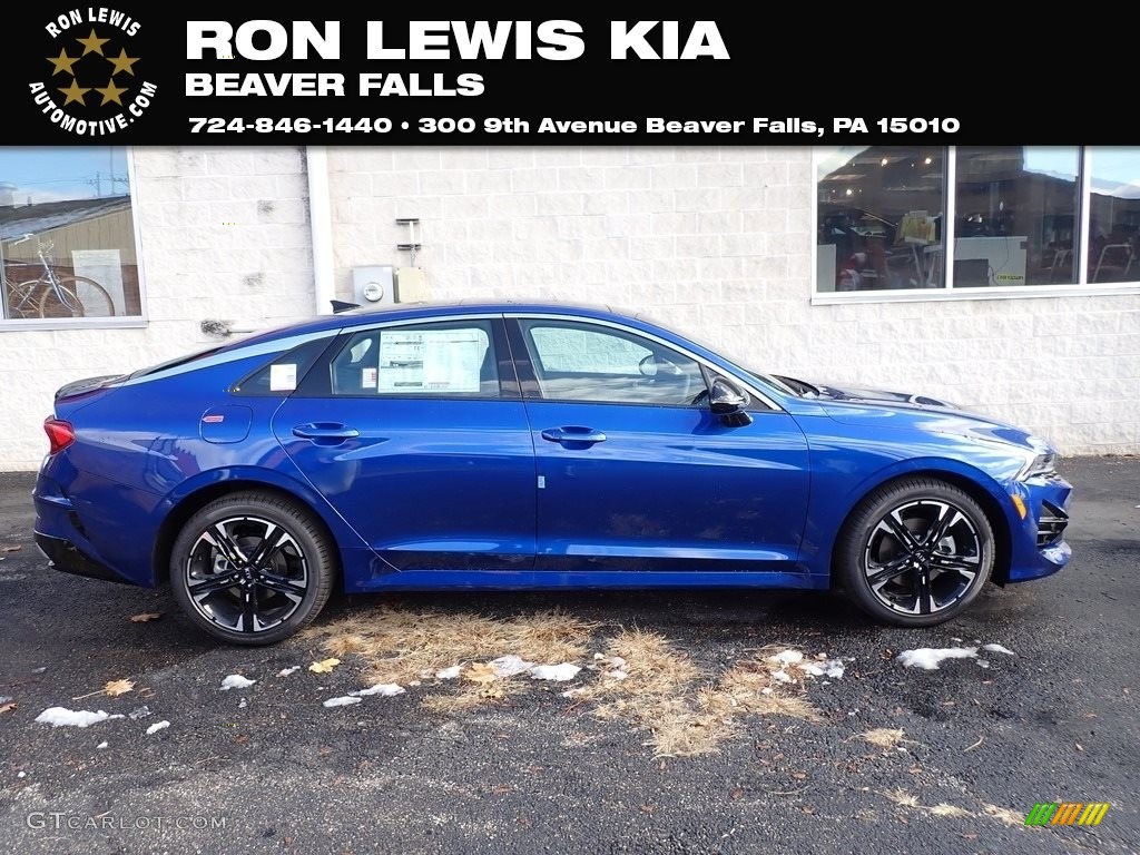 2021 K5 GT-Line - Sapphire Blue / Black photo #1