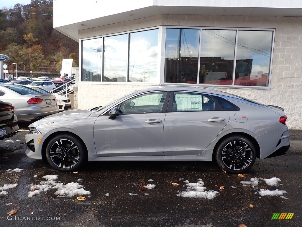 Wolf Gray 2021 Kia K5 GT-Line Exterior Photo #140083835