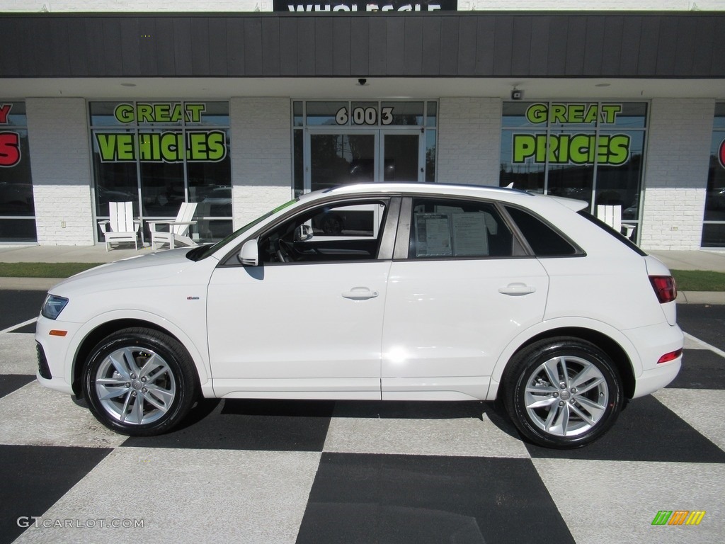 2018 Q3 2.0 TFSI Premium - Cortina White / Black photo #1