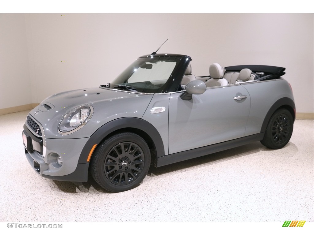 Moonwalk Grey Metallic 2018 Mini Convertible Cooper S Exterior Photo #140084516