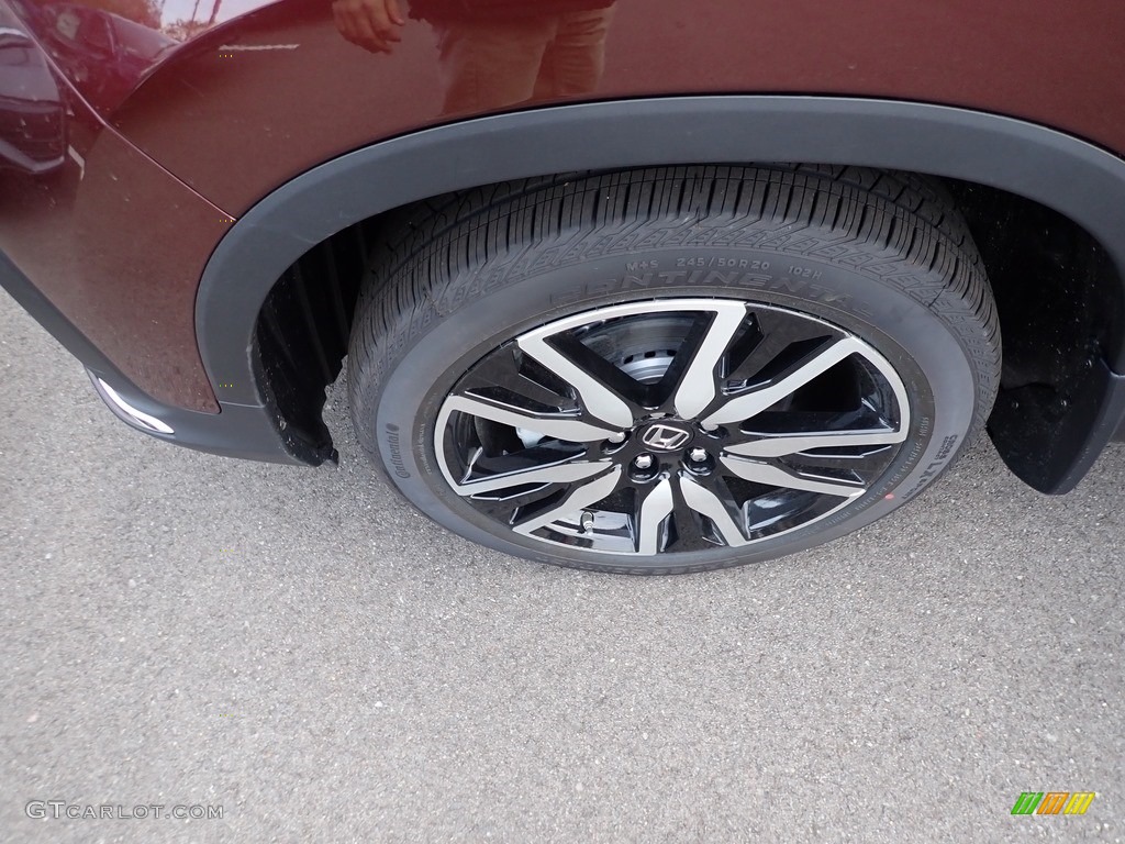 2021 Pilot Touring AWD - Deep Scarlet Pearl / Black photo #2