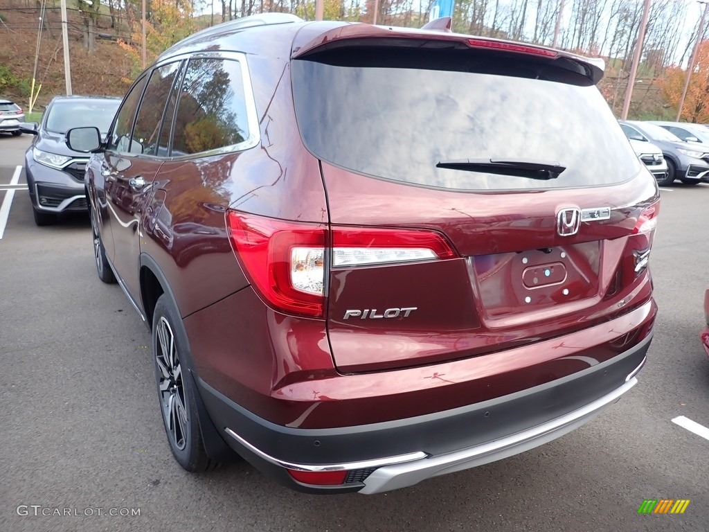 2021 Pilot Touring AWD - Deep Scarlet Pearl / Black photo #4