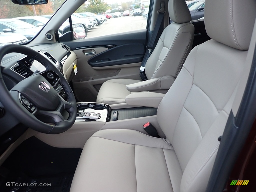 Black Interior 2021 Honda Pilot Touring AWD Photo #140084654