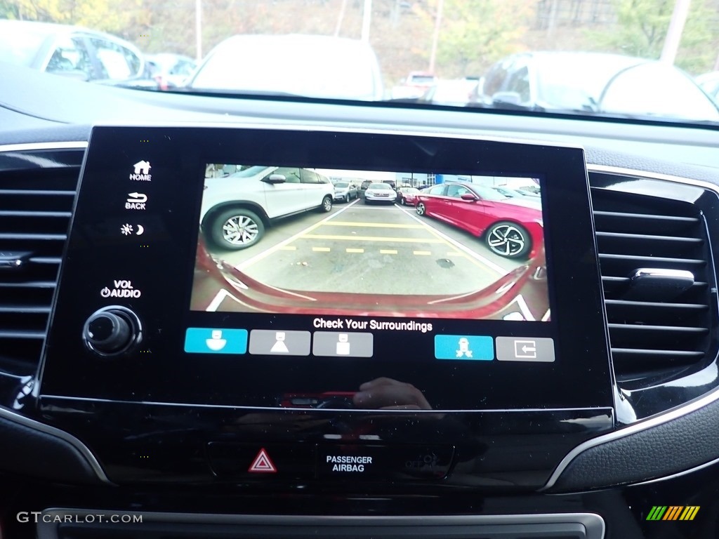 2021 Pilot Touring AWD - Deep Scarlet Pearl / Black photo #16