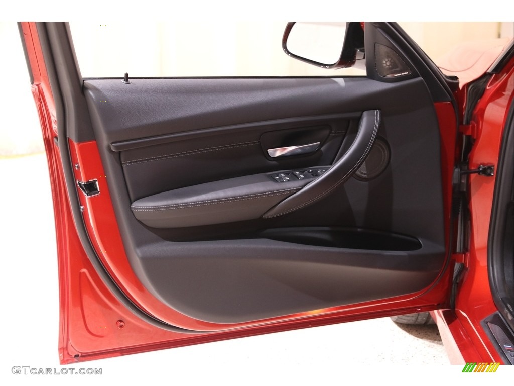 2018 BMW M3 Sedan Black Door Panel Photo #140085014