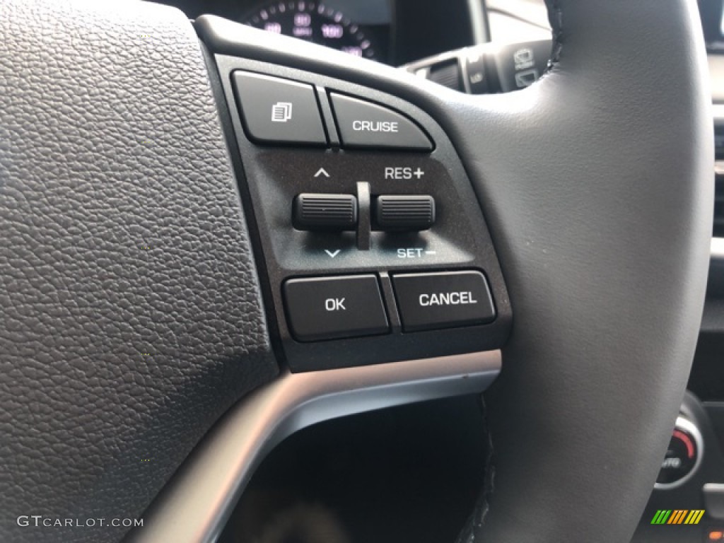 2021 Hyundai Tucson Limited AWD Black Steering Wheel Photo #140085038