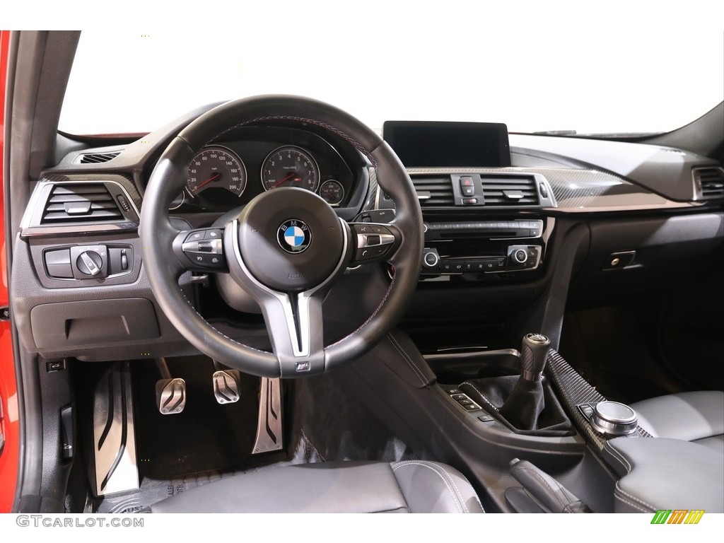 2018 BMW M3 Sedan Black Dashboard Photo #140085068