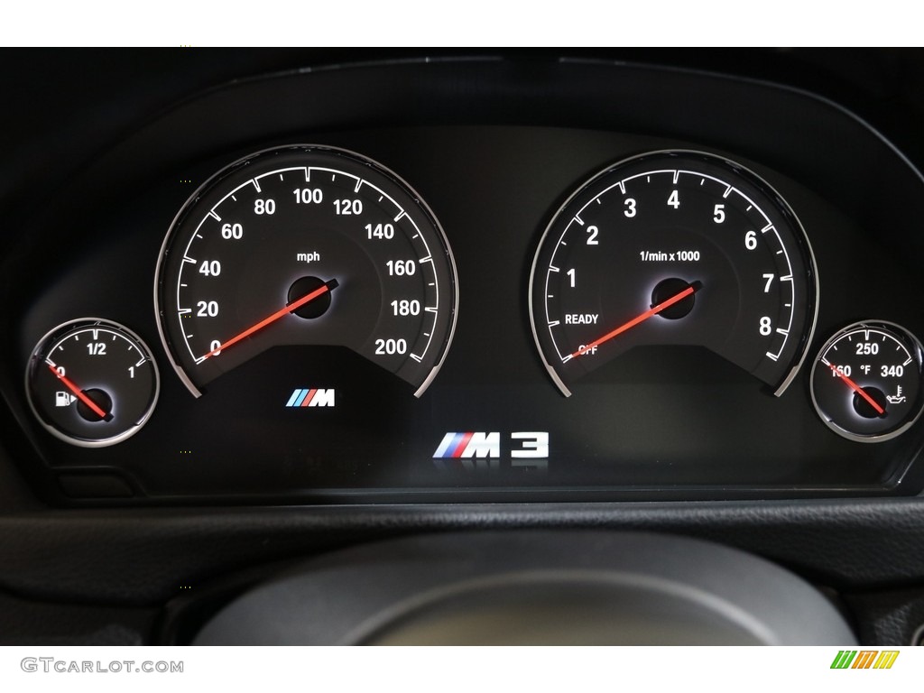 2018 BMW M3 Sedan Gauges Photo #140085104