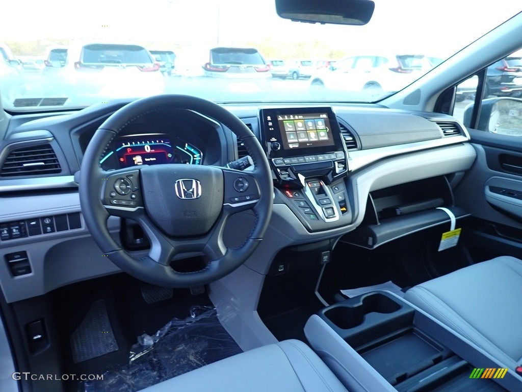 Gray Interior 2021 Honda Odyssey EX-L Photo #140085248