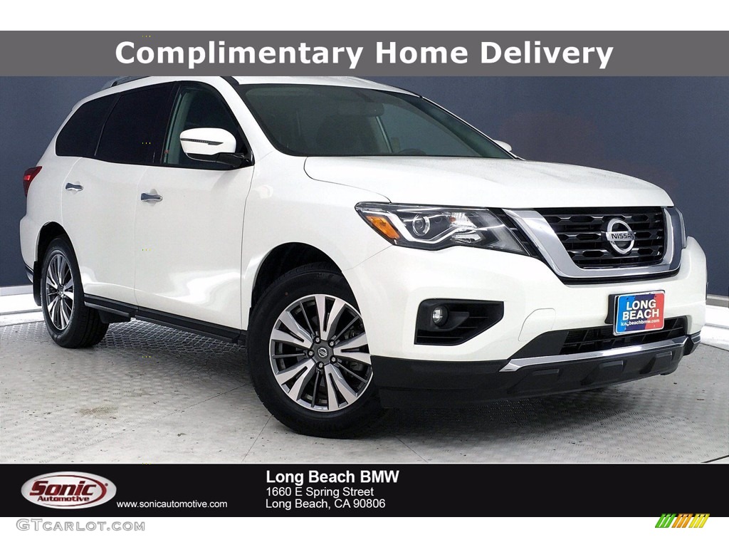2017 Pathfinder SV - Pearl White / Charcoal photo #1