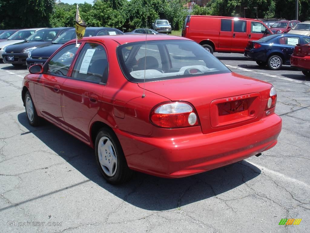2000 Sephia  - Classic Red / Gray photo #4