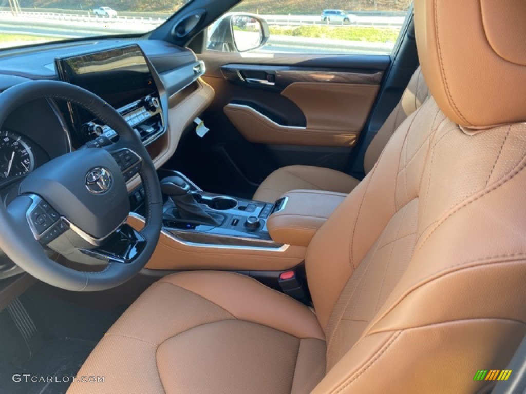2021 Toyota Highlander Platinum AWD Front Seat Photo #140085691