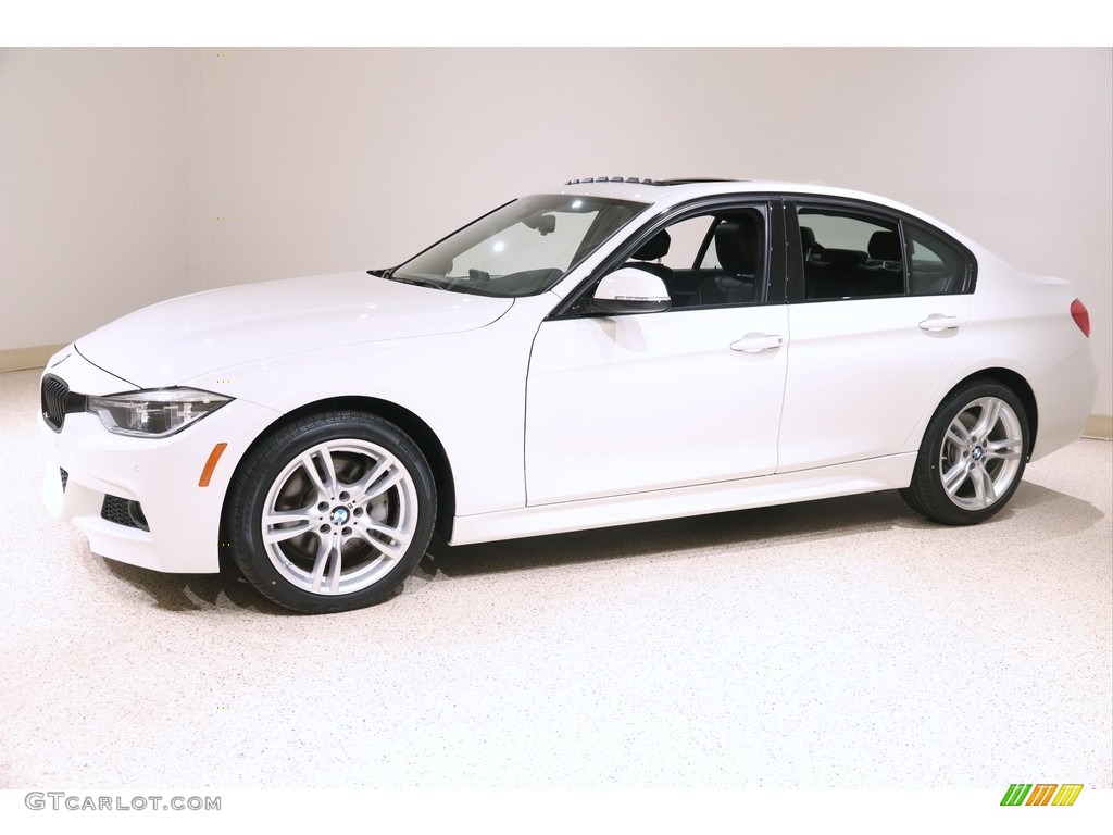 2017 3 Series 340i xDrive Sedan - Alpine White / Black photo #3