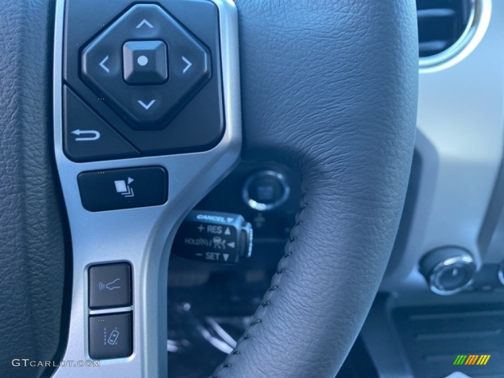 2021 Toyota Tundra TRD Pro CrewMax 4x4 Black Steering Wheel Photo #140086598