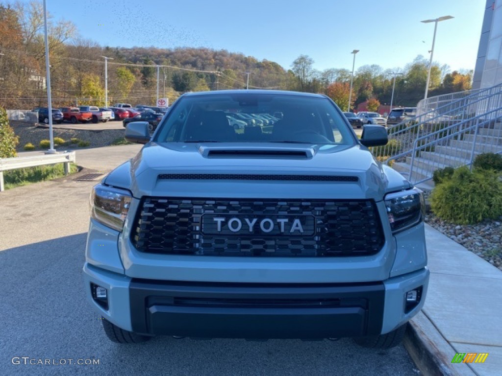 2021 Tundra TRD Pro CrewMax 4x4 - Lunar Rock / Black photo #14