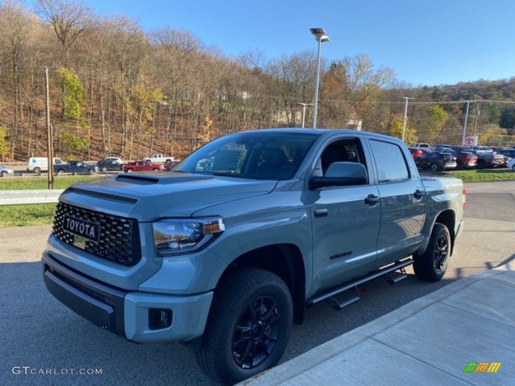 2021 Tundra TRD Pro CrewMax 4x4 - Lunar Rock / Black photo #15