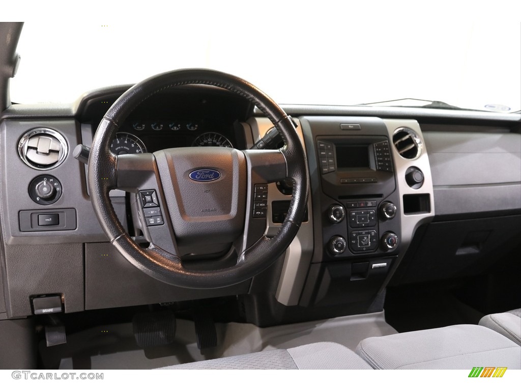 2013 F150 XLT SuperCrew 4x4 - Blue Jeans Metallic / Steel Gray photo #7
