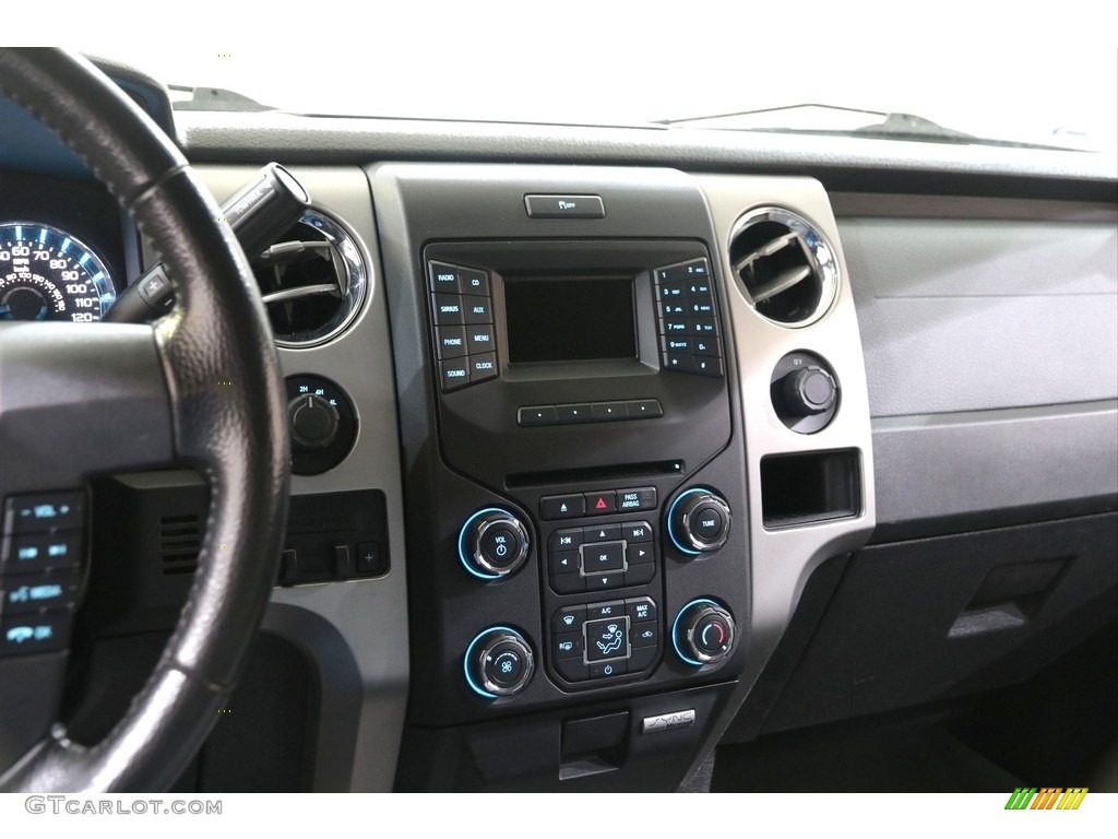 2013 F150 XLT SuperCrew 4x4 - Blue Jeans Metallic / Steel Gray photo #10