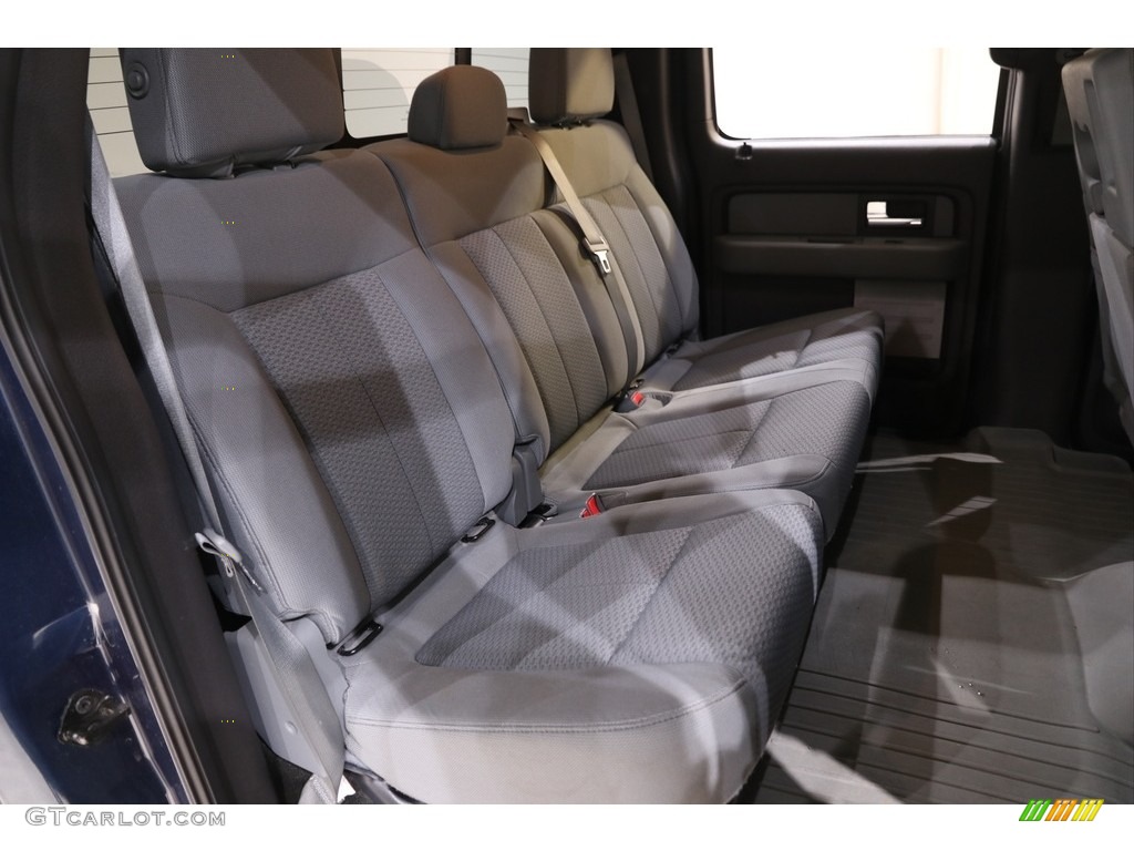 2013 F150 XLT SuperCrew 4x4 - Blue Jeans Metallic / Steel Gray photo #17