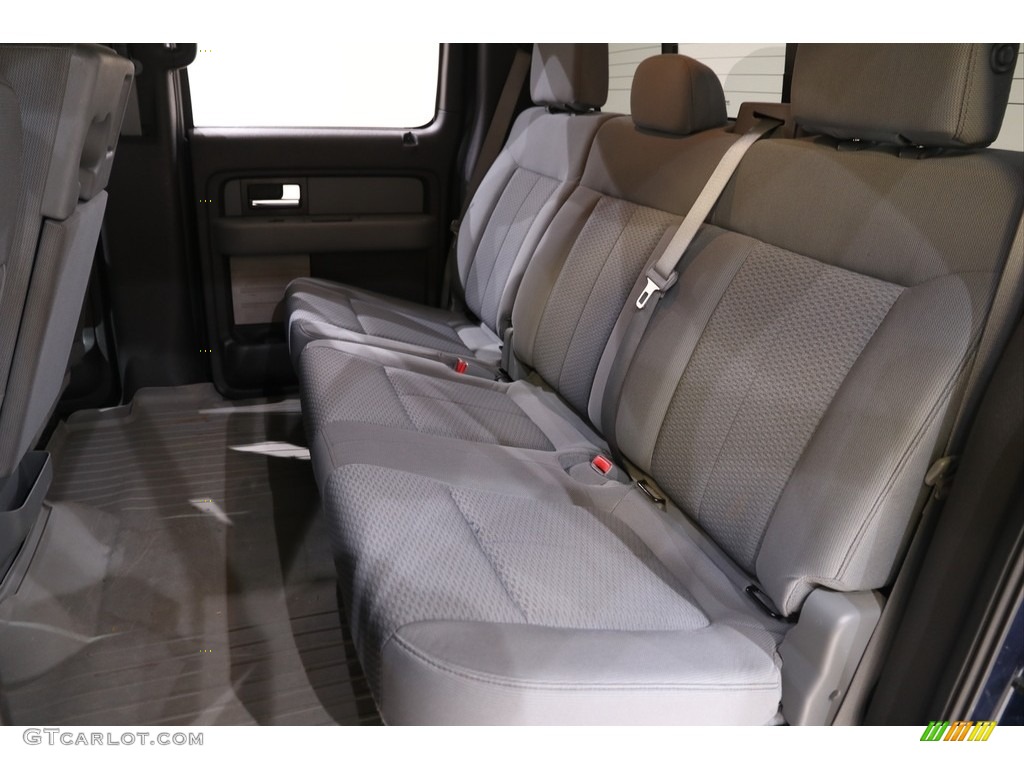 2013 F150 XLT SuperCrew 4x4 - Blue Jeans Metallic / Steel Gray photo #18