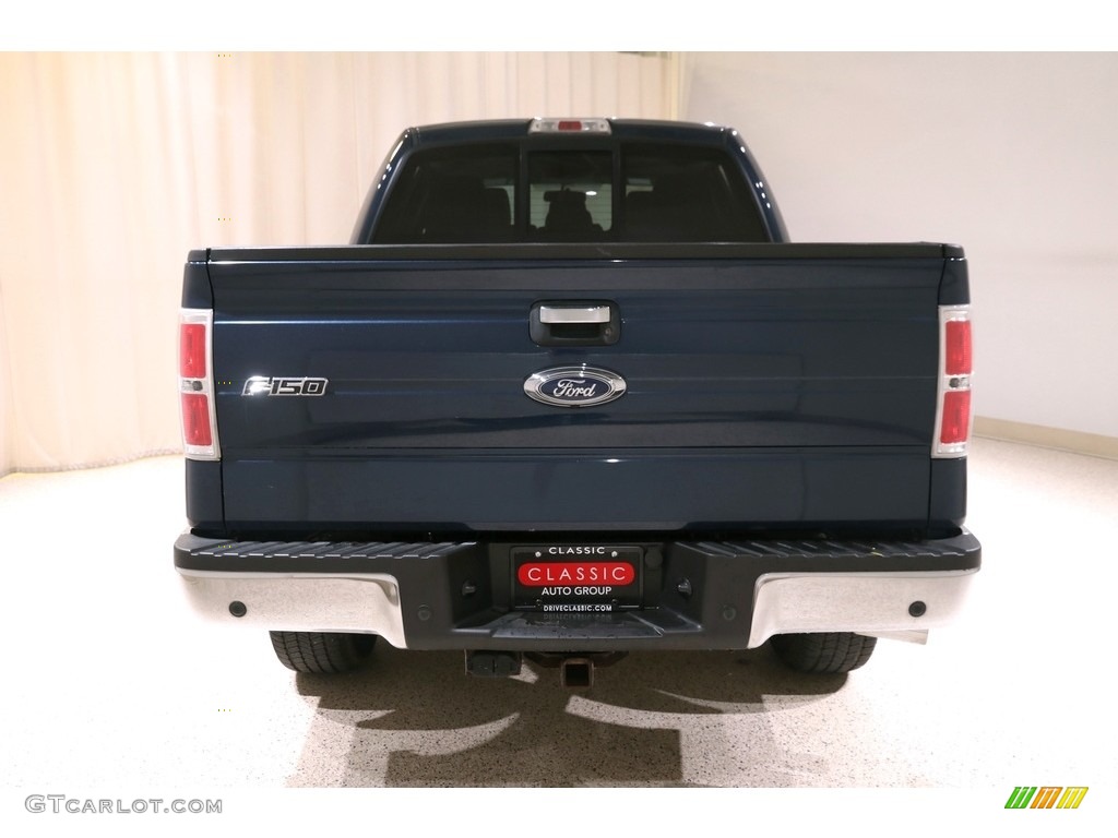 2013 F150 XLT SuperCrew 4x4 - Blue Jeans Metallic / Steel Gray photo #19