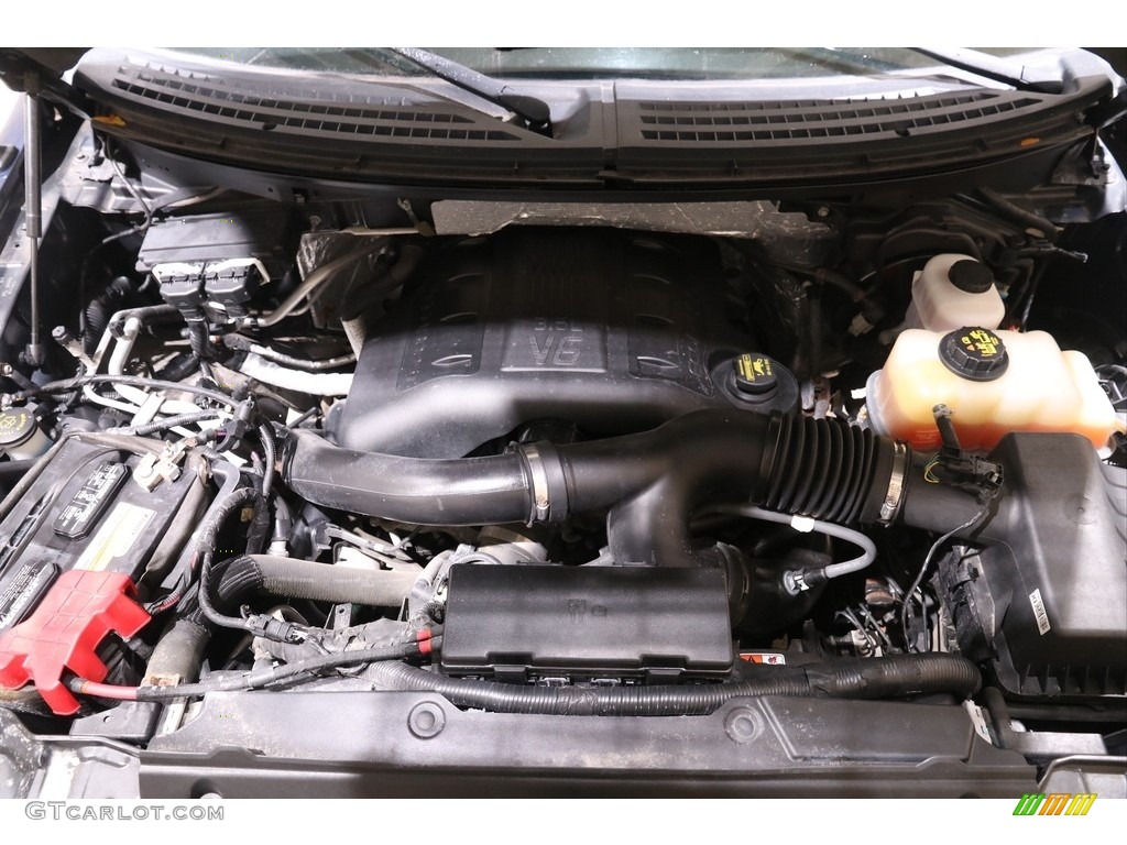 2013 F150 XLT SuperCrew 4x4 - Blue Jeans Metallic / Steel Gray photo #20