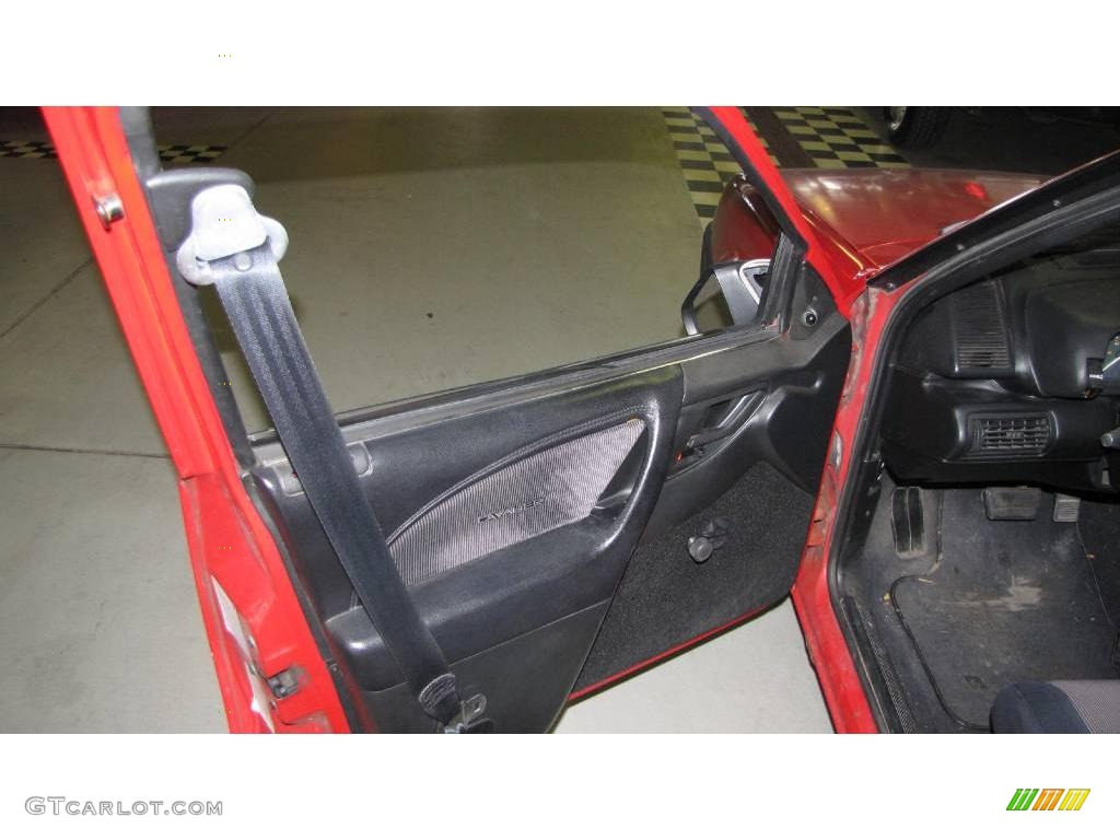 1991 Cavalier Sedan - Torch Red / Black photo #16