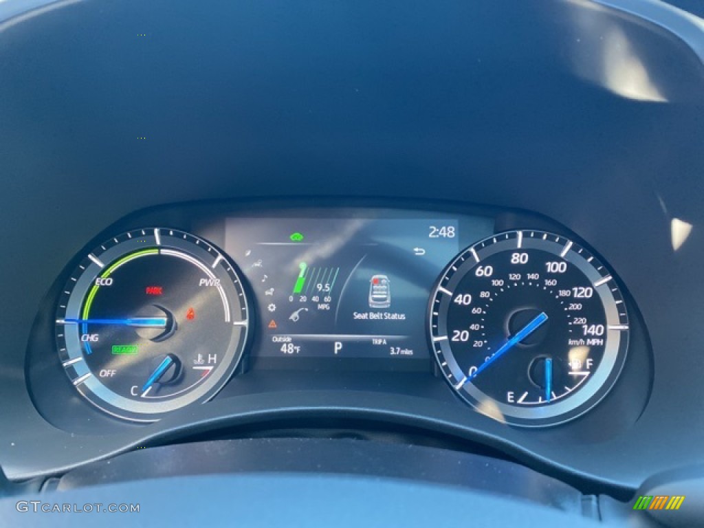 2021 Toyota Highlander Hybrid XLE AWD Gauges Photo #140087492