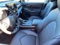 Black 2021 Toyota Highlander Hybrid XLE AWD Interior Color