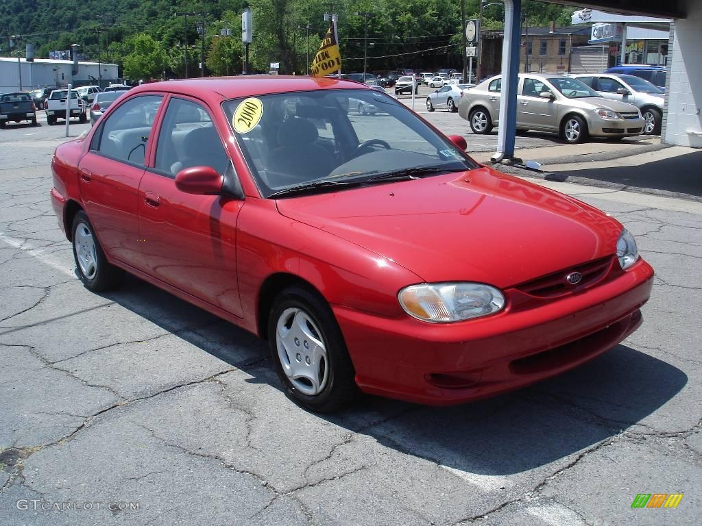 2000 Classic Red Kia Sephia 13933516 Photo 18 Car