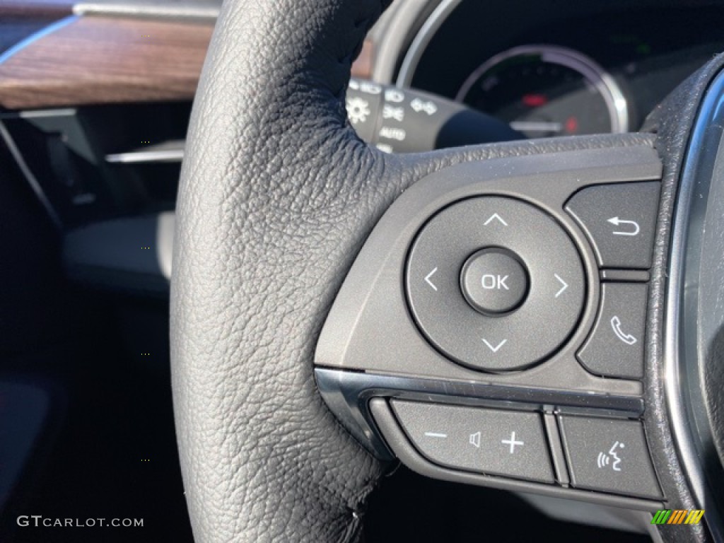 2021 Toyota Avalon Hybrid XLE Black Steering Wheel Photo #140087864