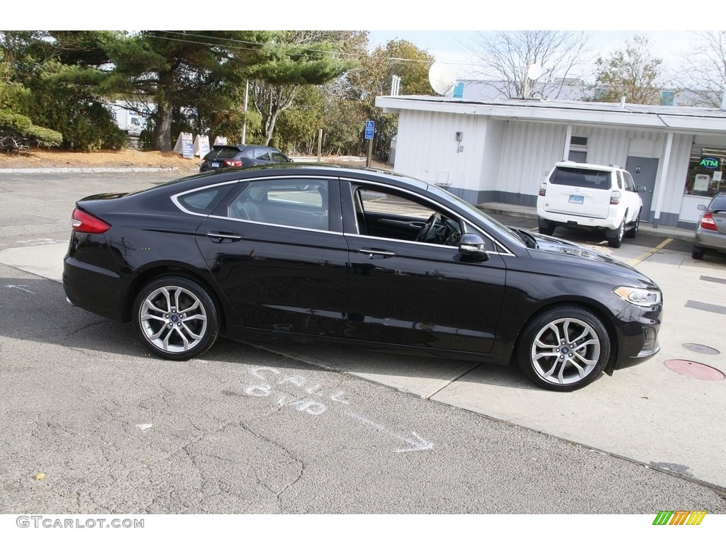 Agate Black 2019 Ford Fusion SEL Exterior Photo #140088793 | GTCarLot.com