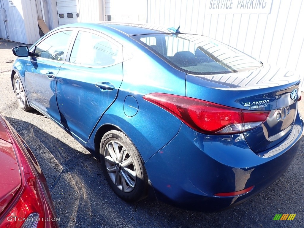 2015 Elantra SE Sedan - Windy Sea Blue / Gray photo #8