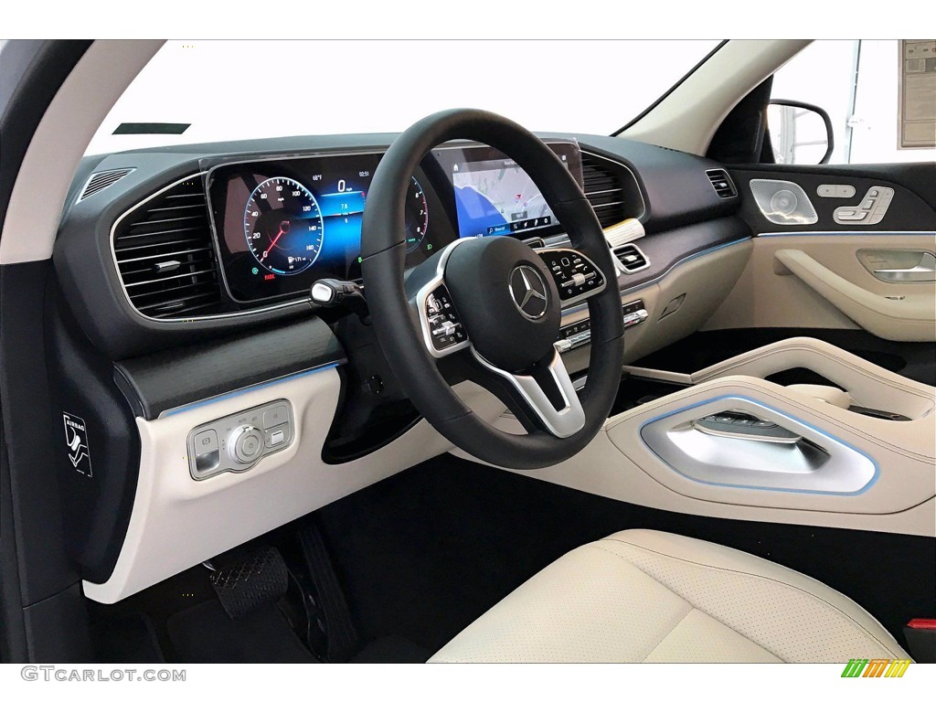 Macchiato Beige/Black Interior 2021 Mercedes-Benz GLE 450 4Matic Photo #140089231