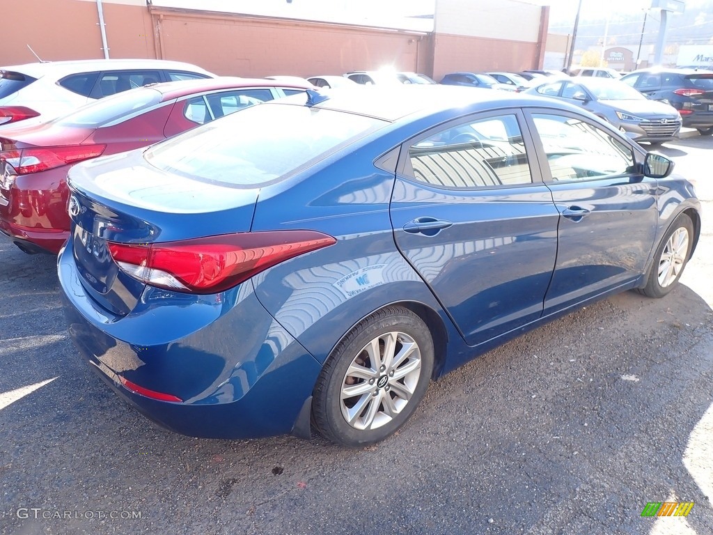 2015 Elantra SE Sedan - Windy Sea Blue / Gray photo #11