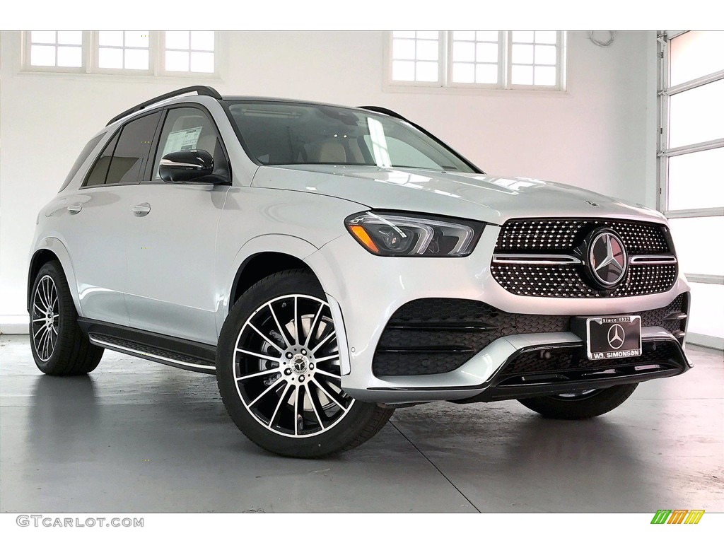 Iridium Silver Metallic 2021 Mercedes-Benz GLE 450 4Matic Exterior Photo #140089435