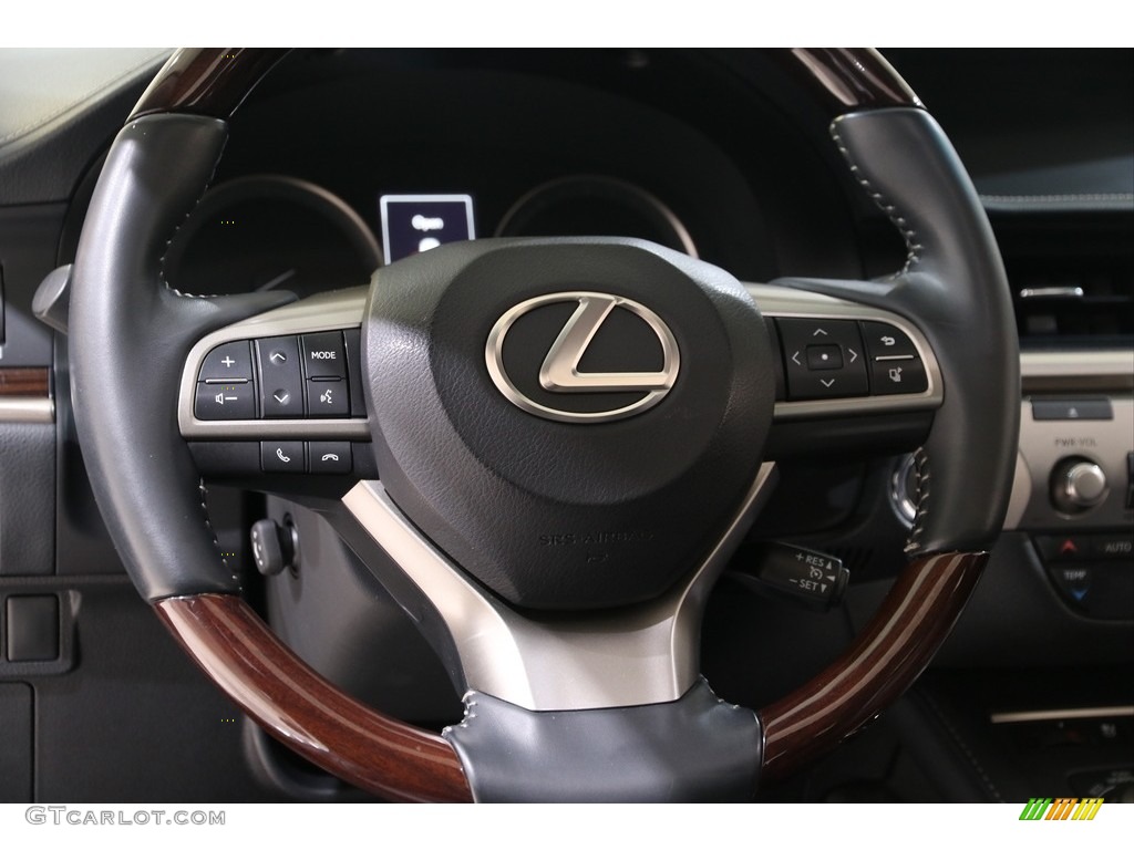 2016 Lexus ES 350 Black Steering Wheel Photo #140089909