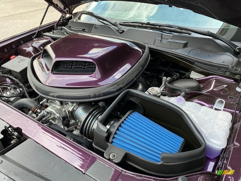 2020 Dodge Challenger R/T Scat Pack 50th Anniversary Edition 392 SRT 6.4 Liter HEMI OHV 16-Valve VVT MDS V8 Engine Photo #140090512