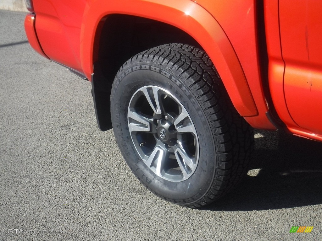 2017 Tacoma TRD Sport Double Cab 4x4 - Inferno Orange / TRD Black/Orange photo #10