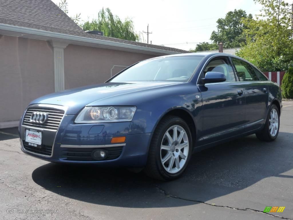 blue audi a6
