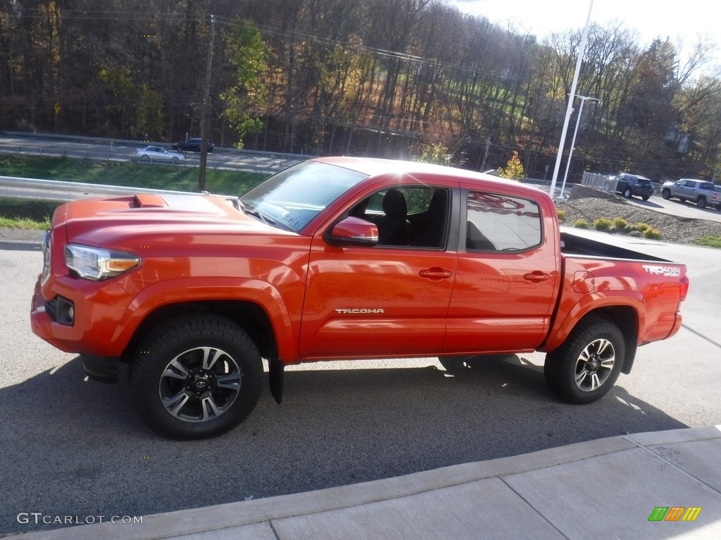 2017 Tacoma TRD Sport Double Cab 4x4 - Inferno Orange / TRD Black/Orange photo #14